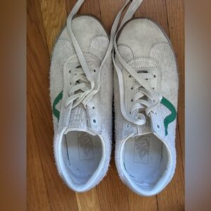 Vans Sport Low Cream White Green Gum Sole Sneakers